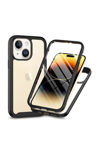 sscase 360 Degrees Coverage Σκληρή Θήκη Black (Apple iPhone 15 Plus)