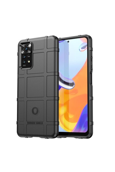 sscase Grid Design Σκληρή Θήκη Σιλικόνης Black (Xiaomi Redmi Note 11 Pro 4G /...