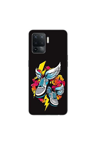 OEM Husa compatibila cu Oppo Reno5 Lite Silicon Gel Tpu Model Fashion Sneakers