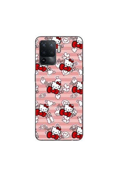 OEM Husa compatibila cu Oppo Reno5 Lite Silicon Gel Tpu Model Hello Kitty Roz...