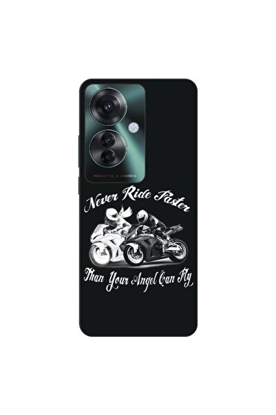 OEM Husa compatibila cu Oppo Reno11 F 5G Silicon Gel Tpu Model Never Ride Faster