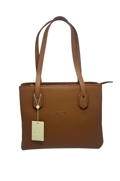 Armine Elegant Modern Tan Color Shoulder Strap Bag Women's Handy Bag