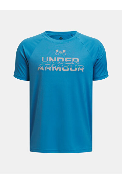 Under Armour Tricou băiețesc UA Tech Split Wordmark SS