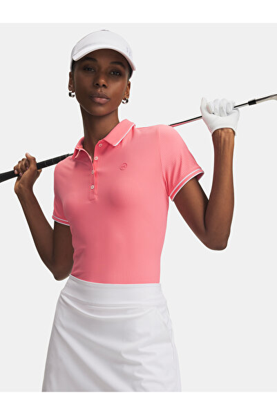 Under Armour Dámské tričko UA Drive Chill SS Polo-PNK