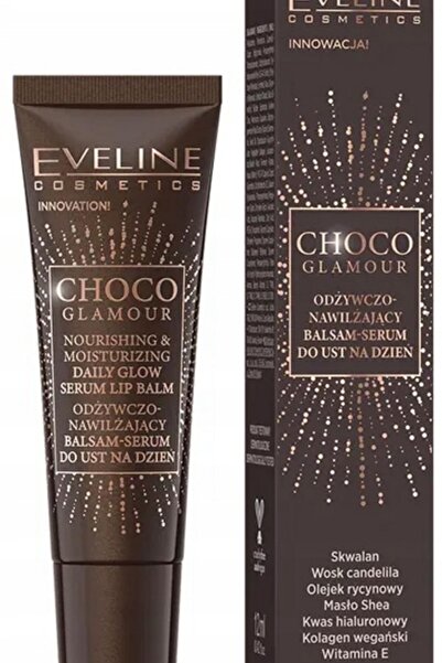 Eveline Cosmetics Choco Glamour, Hidratant, Balsam de buze, 12 ml