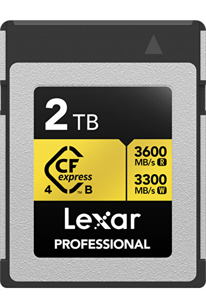 Lexar CFexpress 4.0 Pro Gold LCXEXP4002T-RNENG Κάρτα Μνήμης, 2TB, PCIe 4.0 x2...