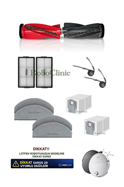 Roboclinic Roborock Saros 20 Sonic Robot Vacuum Cleaner Compatible Replacemen...