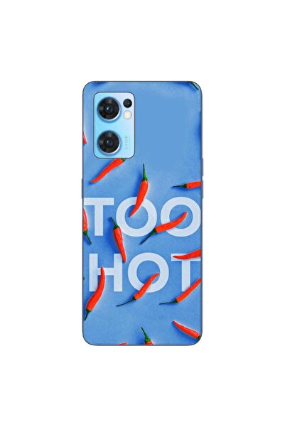 OEM Husa compatibila cu Oppo Reno7 5G Silicon Gel Tpu Model Mesaj Too Hot