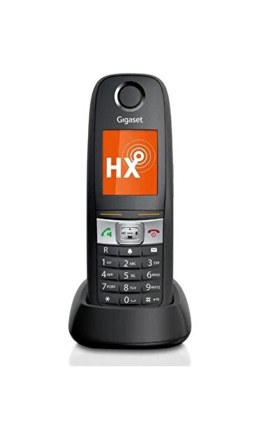 GIGASET E630 HX DECT телефон, със свободни ръце, IP65 (Черен)