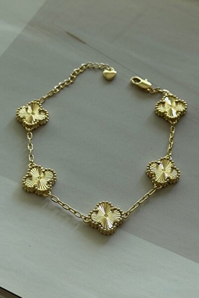 Trendy Butik Xuping Laser Cut Clover Bracelet