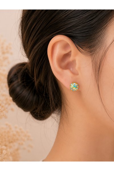 Eloré Moonlight Aqua Earrings