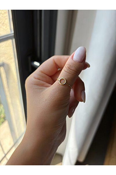 ToffyStore Round Detailed Ring