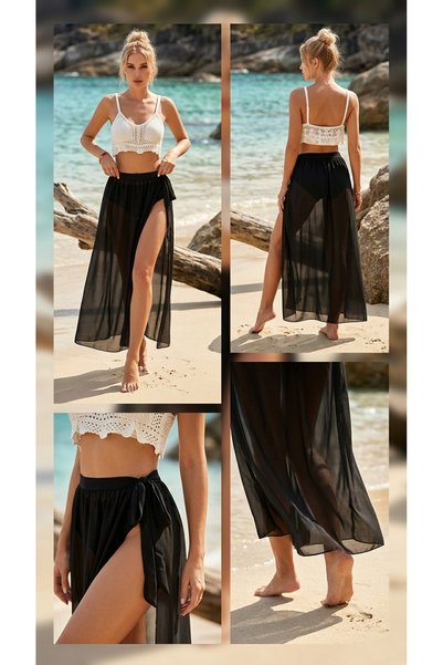 PRENSES KİDS Stylish Chiffon Pareo Skirt