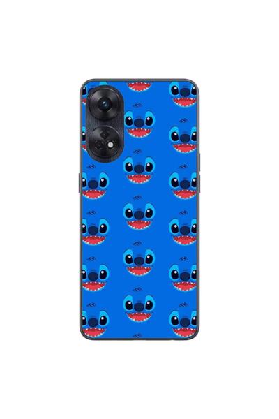 OEM Θήκη συμβατή με Oppo Reno8 T 4G Σιλικόνης TPU με σχέδιο ραφής και σχέδιο ...