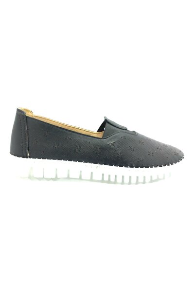 Christina 691-1 Pantofi ortopedici de damă din piele naturală neagră