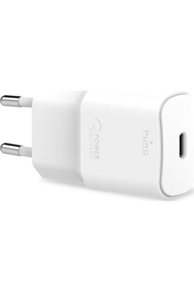 Puro Φορτιστής Χωρίς Καλώδιο με Θύρα USB-C, Τροφοδοσία Ισχύος 20W, Λευκό (PUR...