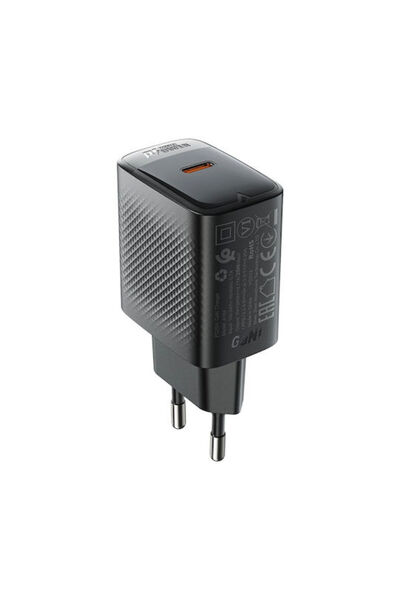 Acefast Φορτιστής χωρίς καλώδιο GaN με θύρα USB-C, 25W Power Delivery, Μαύρο ...
