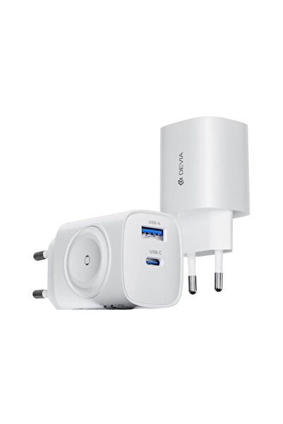 Devia Φορτιστής χωρίς καλώδιο GaN με θύρα USB-A και θύρα USB-C, 22W Power Del...