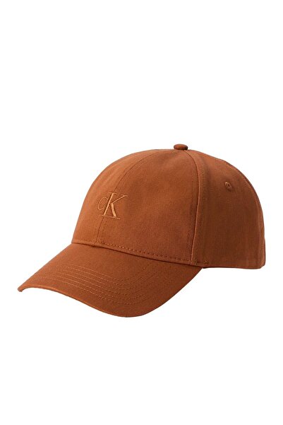 Calvin Klein Turuncu Kadın Nakışlı Şapka MONOGRAM EMBROIDERY BASEBALL CAP