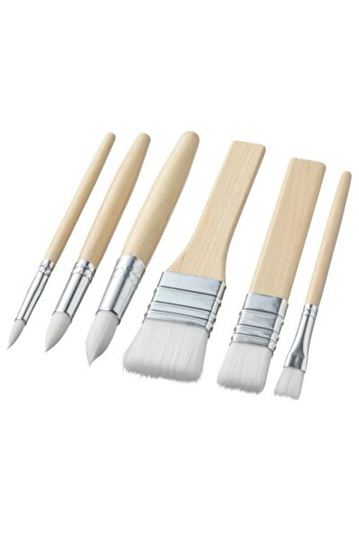 IKEA Brush Set, Birch, 6 Pieces