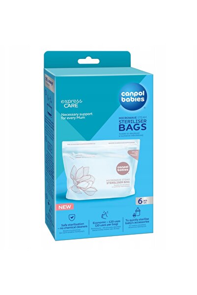 Canpol babies Set 6 pungi de sterilizare pentru microunde, 70/002