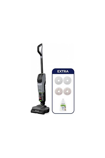 Bissell SpinWave VAC Pet Pro 3898N Vertical Vacuum Mop, 60 min, 0.74L/0.4L, B...
