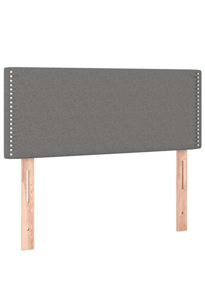 vidaxl Tăblie de pat, gri închis, 80x5x78/88 cm, textil