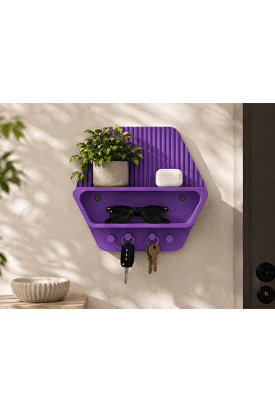 farist Modern Wall-Mounted Key Holder and Organizer Rack |   Glasses, Keys, a...