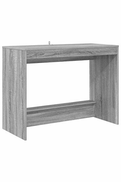 vidaxl Birou pentru pat Gri Sonoma 100 x 45 x 75 cm Lemn compozit