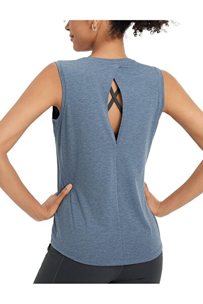 BALEAF Women's Sports Tank Top, Racerback, Sleeveless, Yoga Top, Summer, Runn...