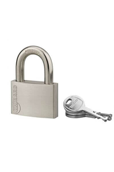 THIRARD Outdoor padlock, with key, CINOX, 60 mm,
