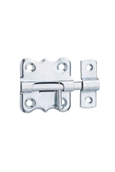 THIRARD Furniture door latch, applied, round bolt, 6 mm, galvanized,