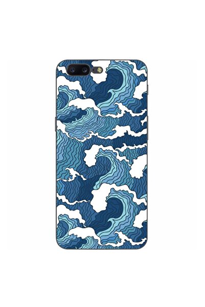 OEM Husa compatibila cu OnePlus 5 Silicon Gel Tpu Model Crazy Waves