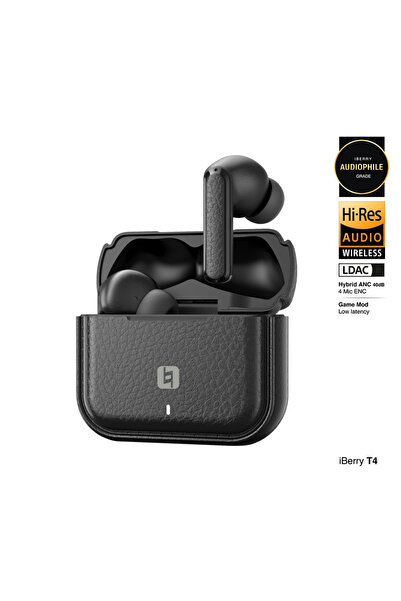 İBERRY T4 HI-RES HYBRID ANC BLUETOTH KULAKLIK Hibrid ANC LDAC T4 Bluetooth Hi-Res kulaklık