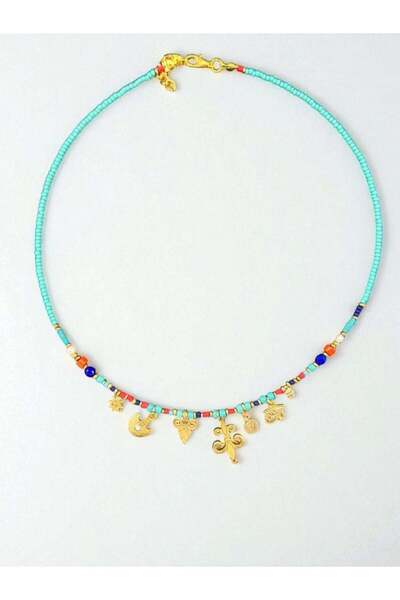 Bozhi Necklace Glass Beads Elegant Gift