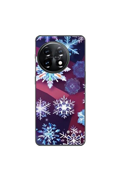 OEM Case compatible with OnePlus 12R Silicone Gel Tpu Snowflake Pattern