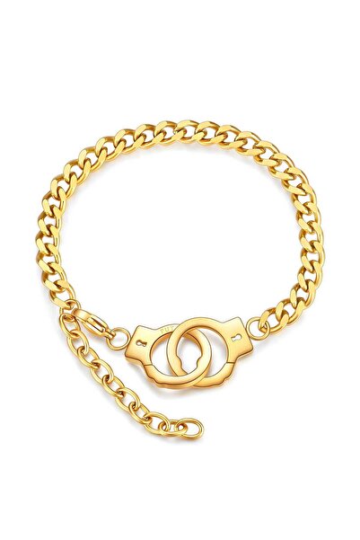 OEM Brățară reglabilă tip cătușe, placată cu aur de 18K – 18+4 cm