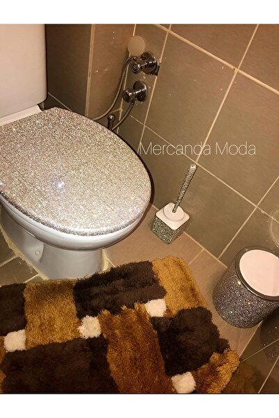 Mercandamoda Taşlı Üçlü Banyo Set