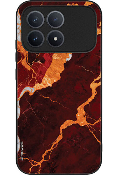 Other Θήκη Sonique Σειρά Μάρμαρο Xiaomi Poco F8 Pro 5g Κόκκινο