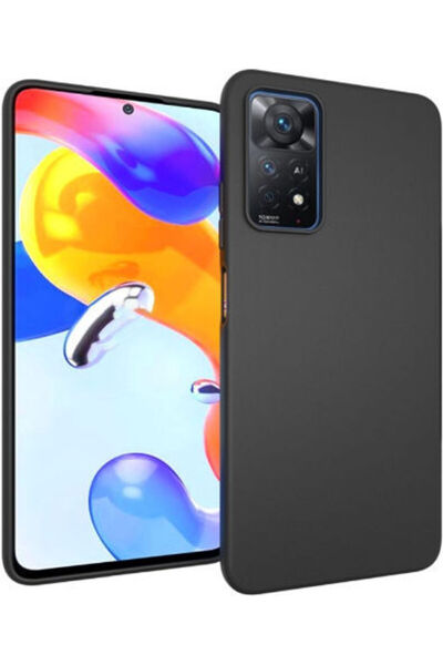Vivid Ματ Πίσω Θήκη Σιλικόνης Μαύρη (Redmi Note 11 Pro) Κωδικός: VISIMAT222BK