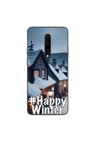 OEM Husa compatibila cu OnePlus 7 Pro Silicon Gel Tpu Model Happy Winter