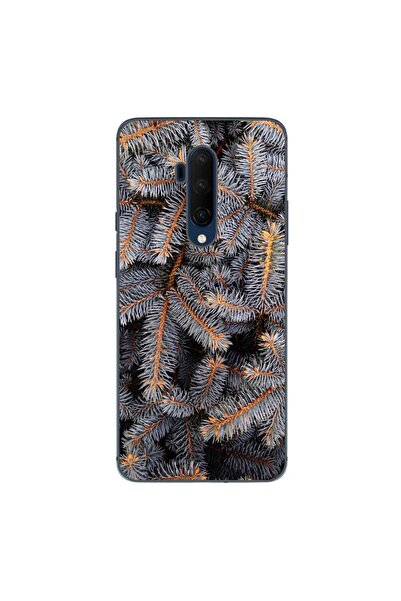 OEM Husa compatibila cu OnePlus 7T Pro Silicon Gel Tpu Model Crengi de Brad