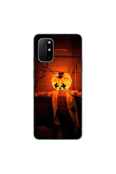 OEM Case compatible with OnePlus 8T Silicone Gel Tpu Halloween Scarecrow Pattern