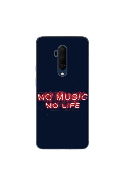 OEM Husa compatibila cu OnePlus 7T Pro Silicon Gel Tpu Model No Music No Life