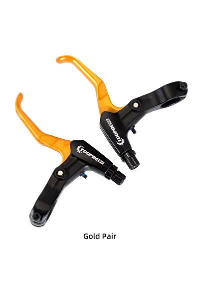 Choice7 Gold TOOPRE FR5 Aluminum Alloy Bicycle Brake Handle Grips For MTB Roa...
