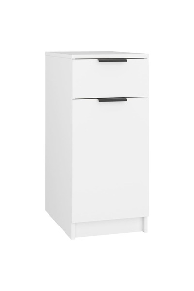 vidaxl Office cabinet, white, 33.5x50x75 cm, processed wood