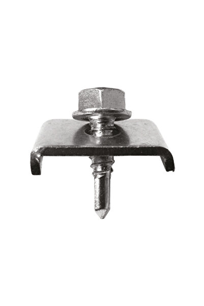 Rocast Set 100 x Clema Prindere Gard Bordurat 6.3 x 25 mm, DIN 7504K, Vopsit ...