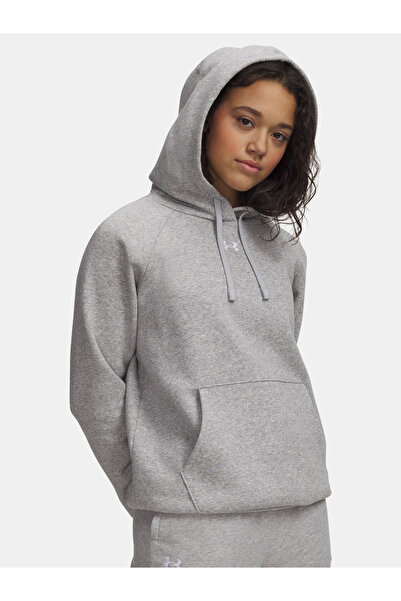 Under Armour MIkina UA Rival Fleece Hoodie-GRY