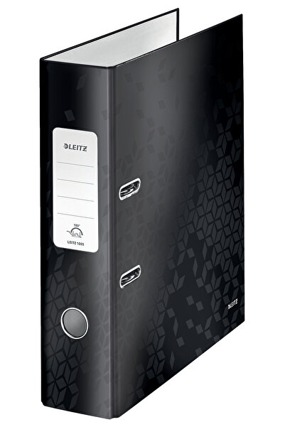 Leitz Plasticized binder 8cm 180 degrees black WOW