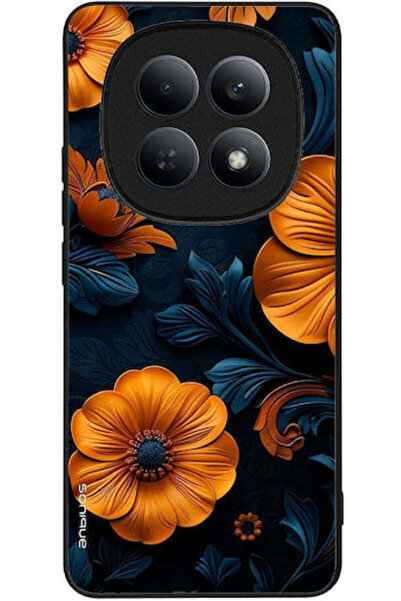 Other Θήκη Sonique Σειρά 3D Λουλούδια Xiaomi Redmi Note 15 5G Πορτοκαλί 01